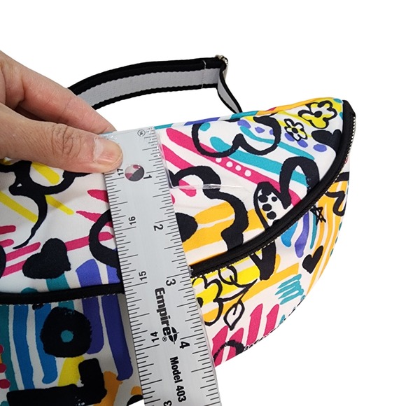 Brighton To Luv Women's Fanny Pack Belt Bag Colorful Floral Print Zipper - Picture 6 of 9